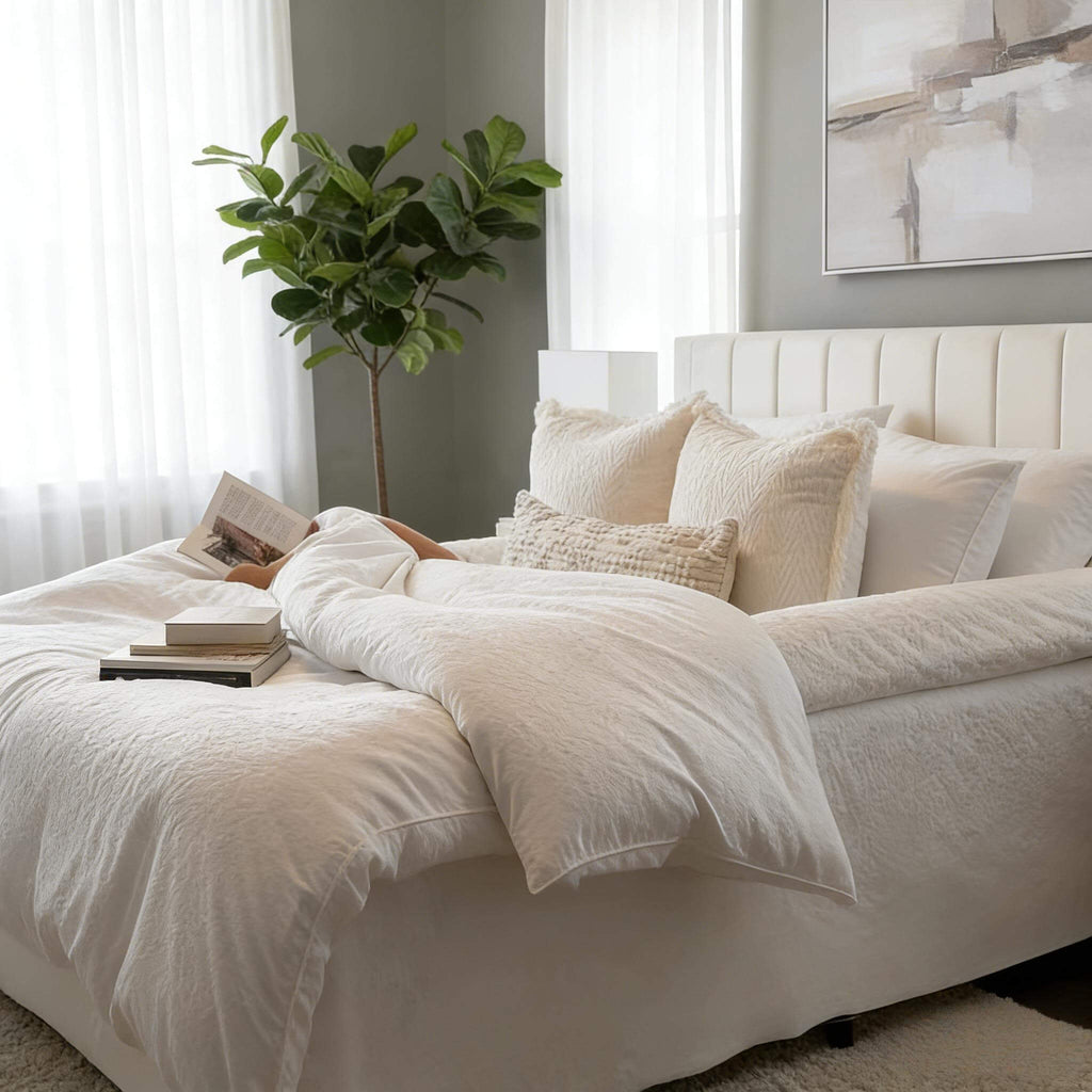The SherpaNest™ Border Bed Sheet