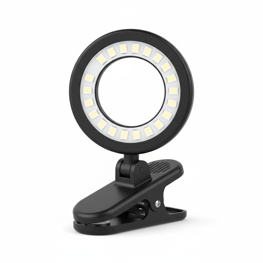 Portable Mini Ring Light Clip-On – Perfect for Selfies, TikTok & Live Streaming