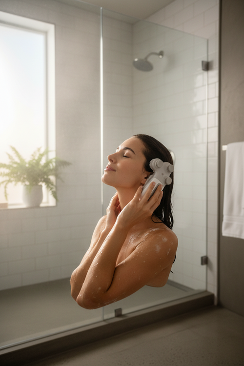 Electric Scalp Massager Shampoo Brush - Deep Clean & Relaxing Scalp Care